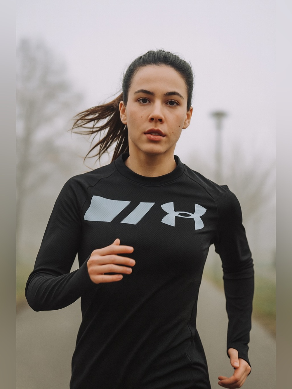 Under Armour Black Long-Sleeve Training Top